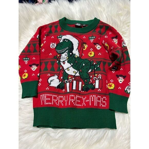Toy Story Rex Xmas sweater 18 months - Picture 1 of 4